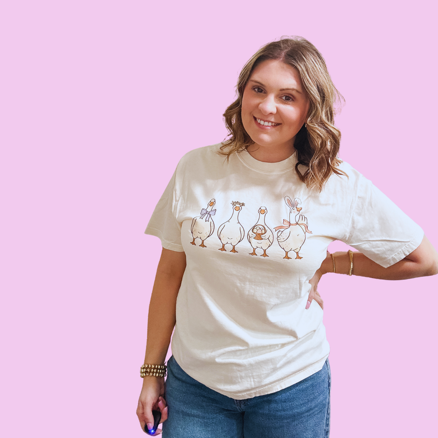 Easter Goose Graphic Tee | Cute Spring Boutique Shirt | Walker James Boutique