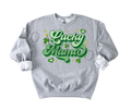 Lucky Mama DTF Transfer Ready to Press | Trendy Mom St Patrick’s Day Shirt
