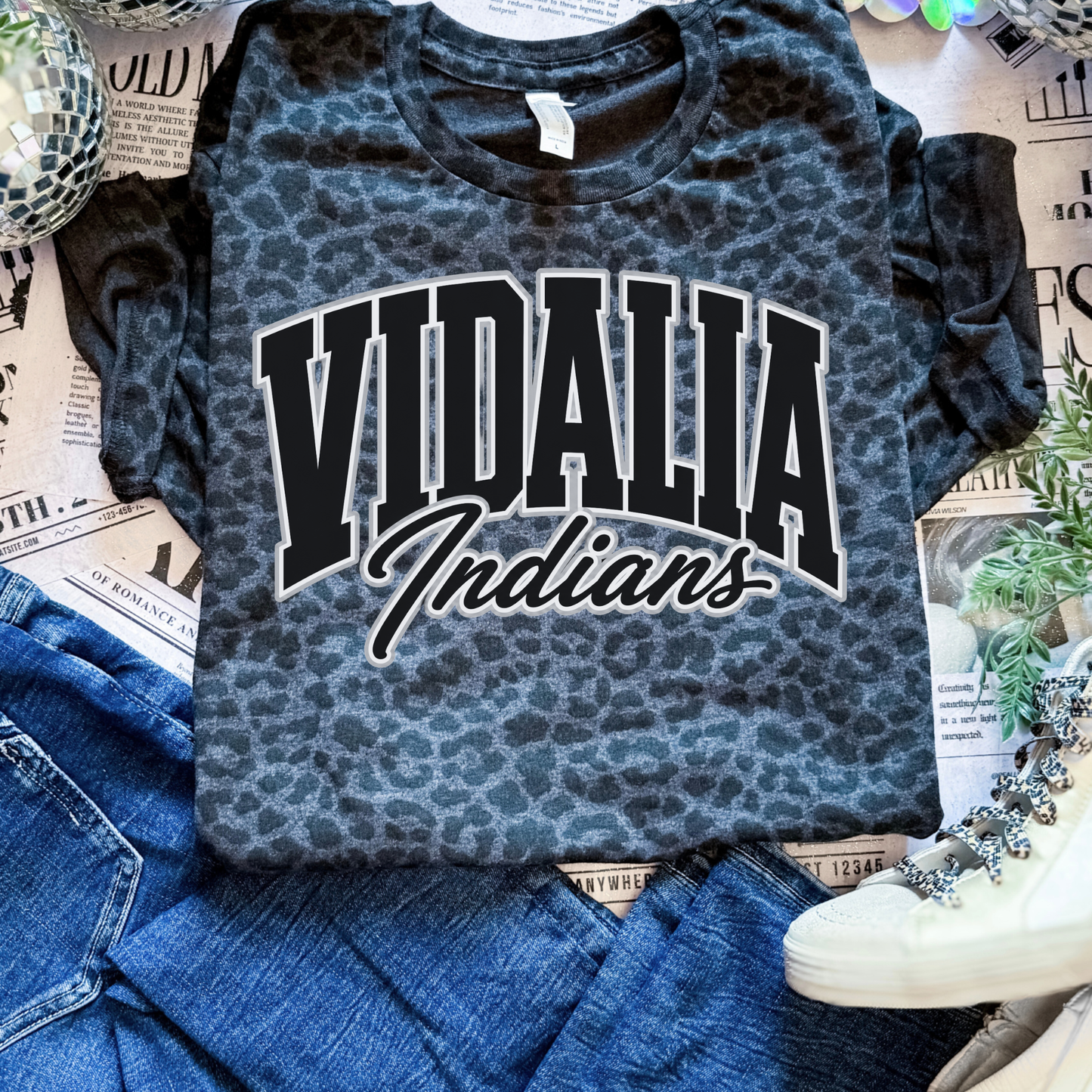 Leopard Spirit Tees- Monotone