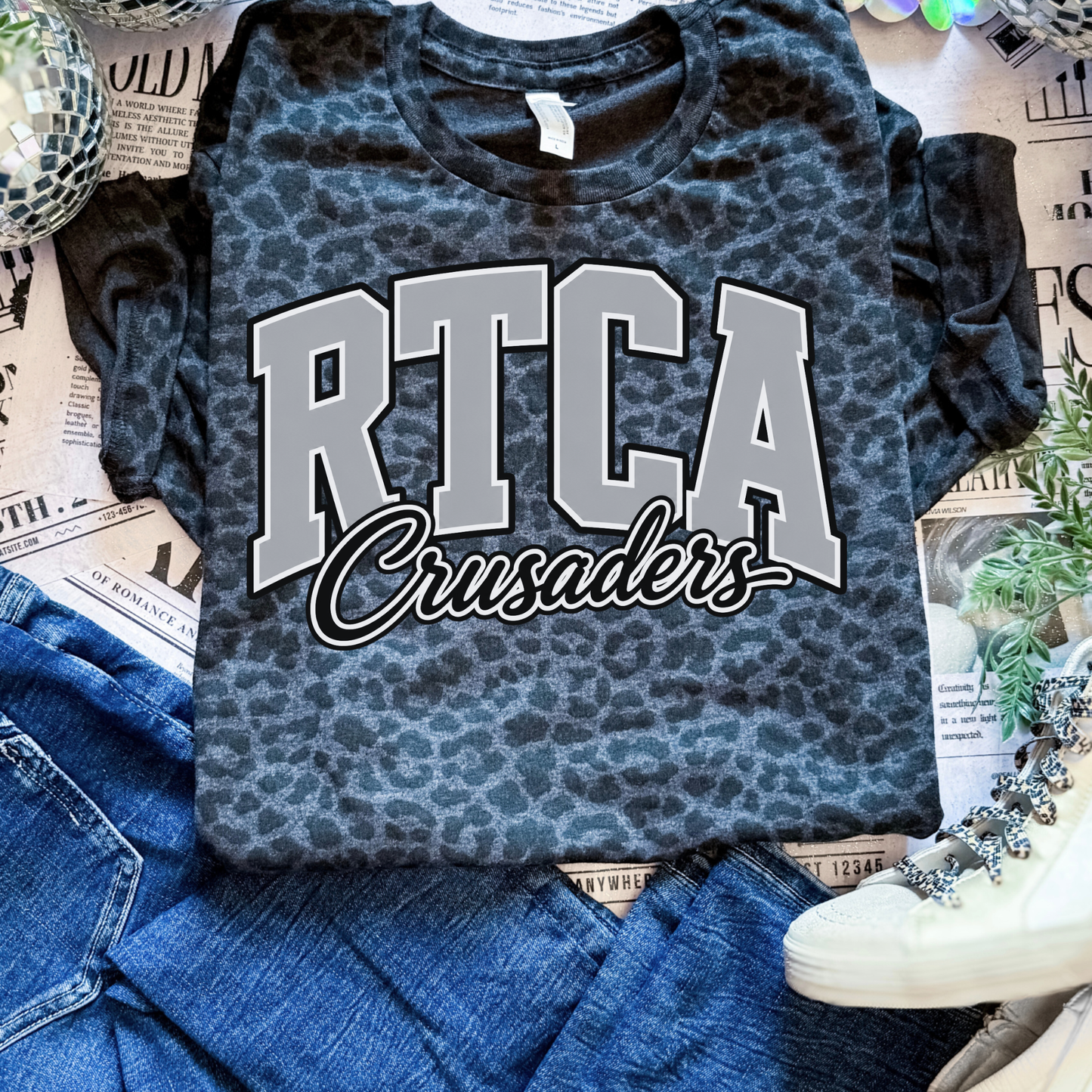 Leopard Spirit Tees- Monotone