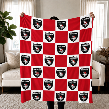 Checkerboard Spirit Blankets- ANY SCHOOL
