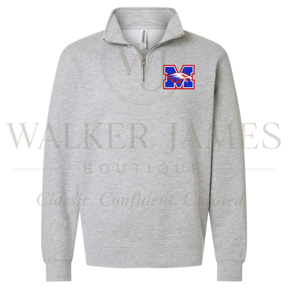School Spirit Quarterzip- PRINTED- ALL SCHOOLS