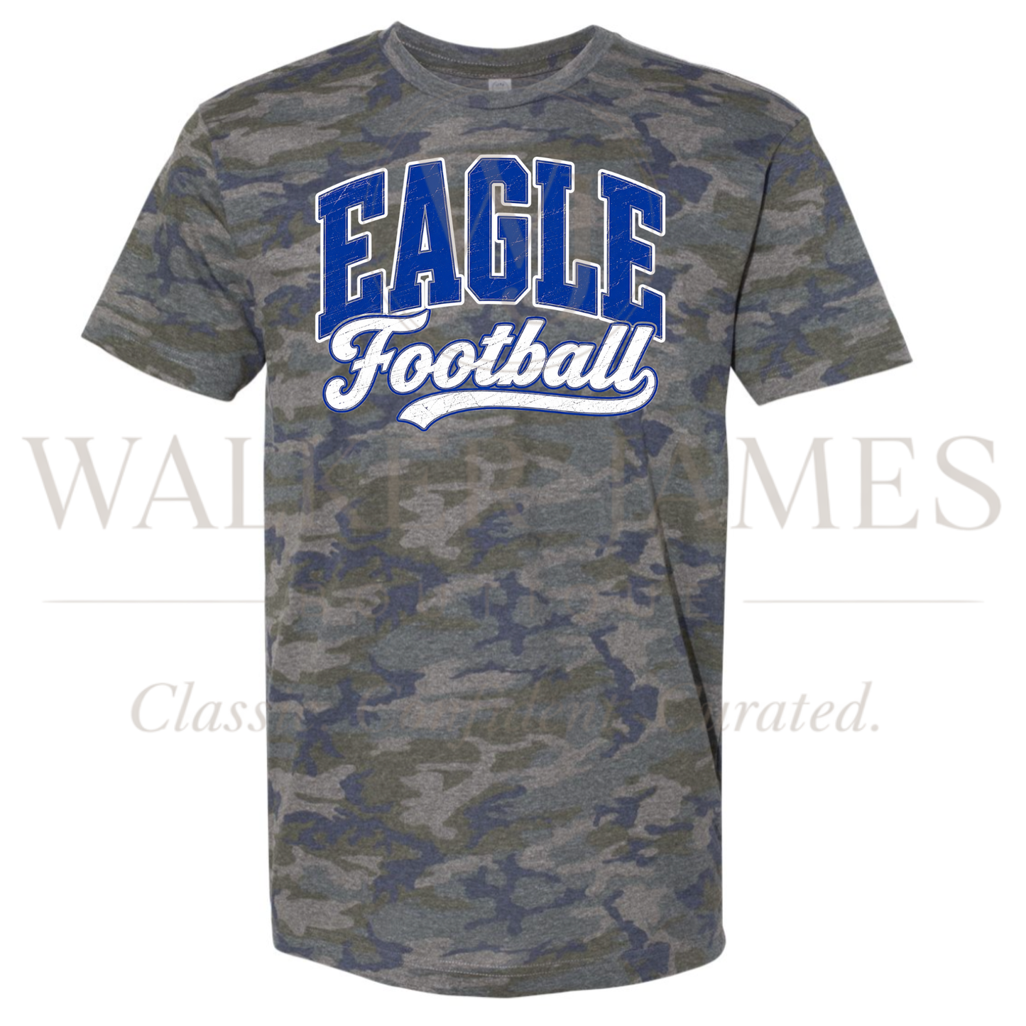 Retro Camo Football Tees