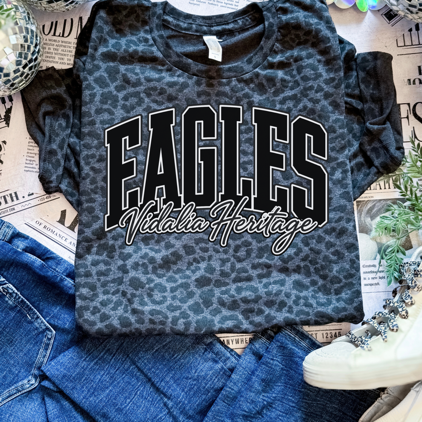 Leopard Spirit Tees- Monotone