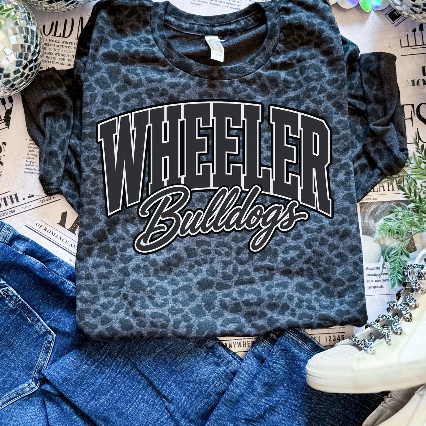 Leopard Spirit Tees- Monotone