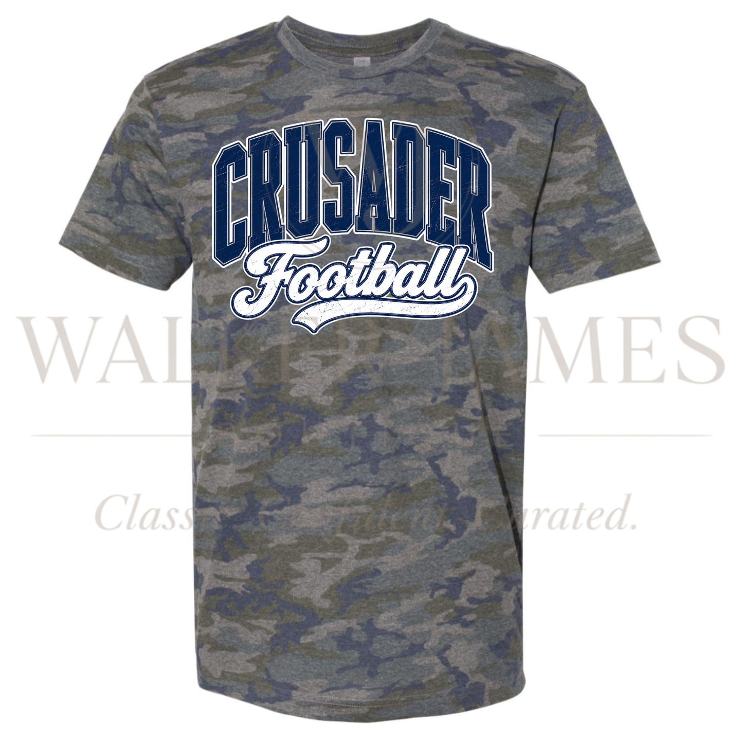 Retro Camo Football Tees