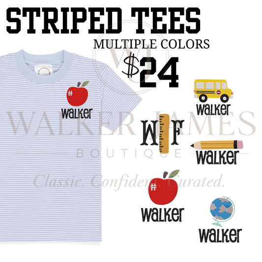 BTS Striped Tees