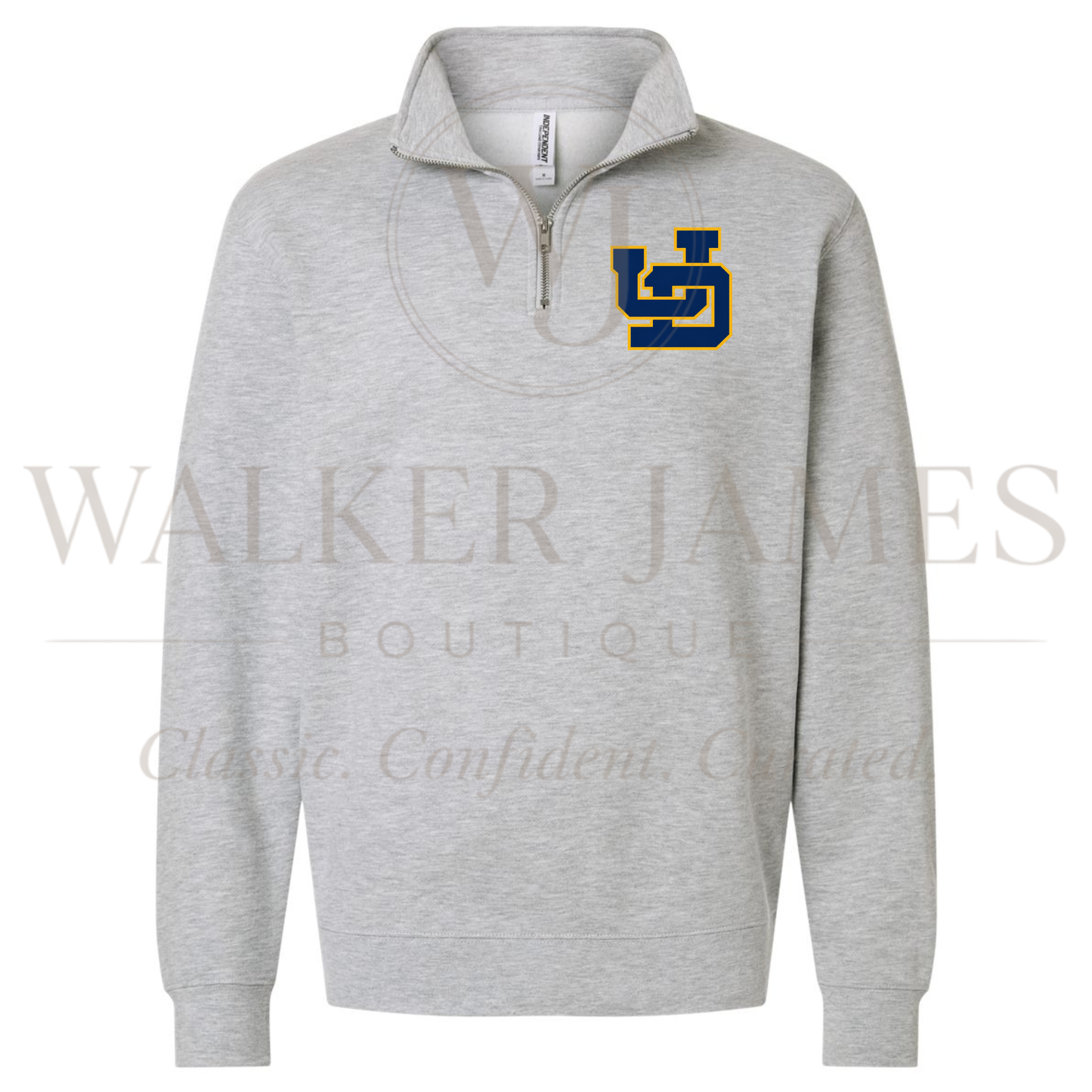 School Spirit Quarterzip- PRINTED- ALL SCHOOLS