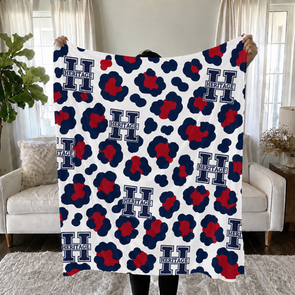 Leopard Spirit Blankets- ANY SCHOOL