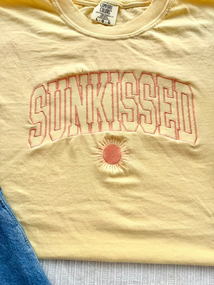Sunkissed Embroidered Comfort Colors Tee