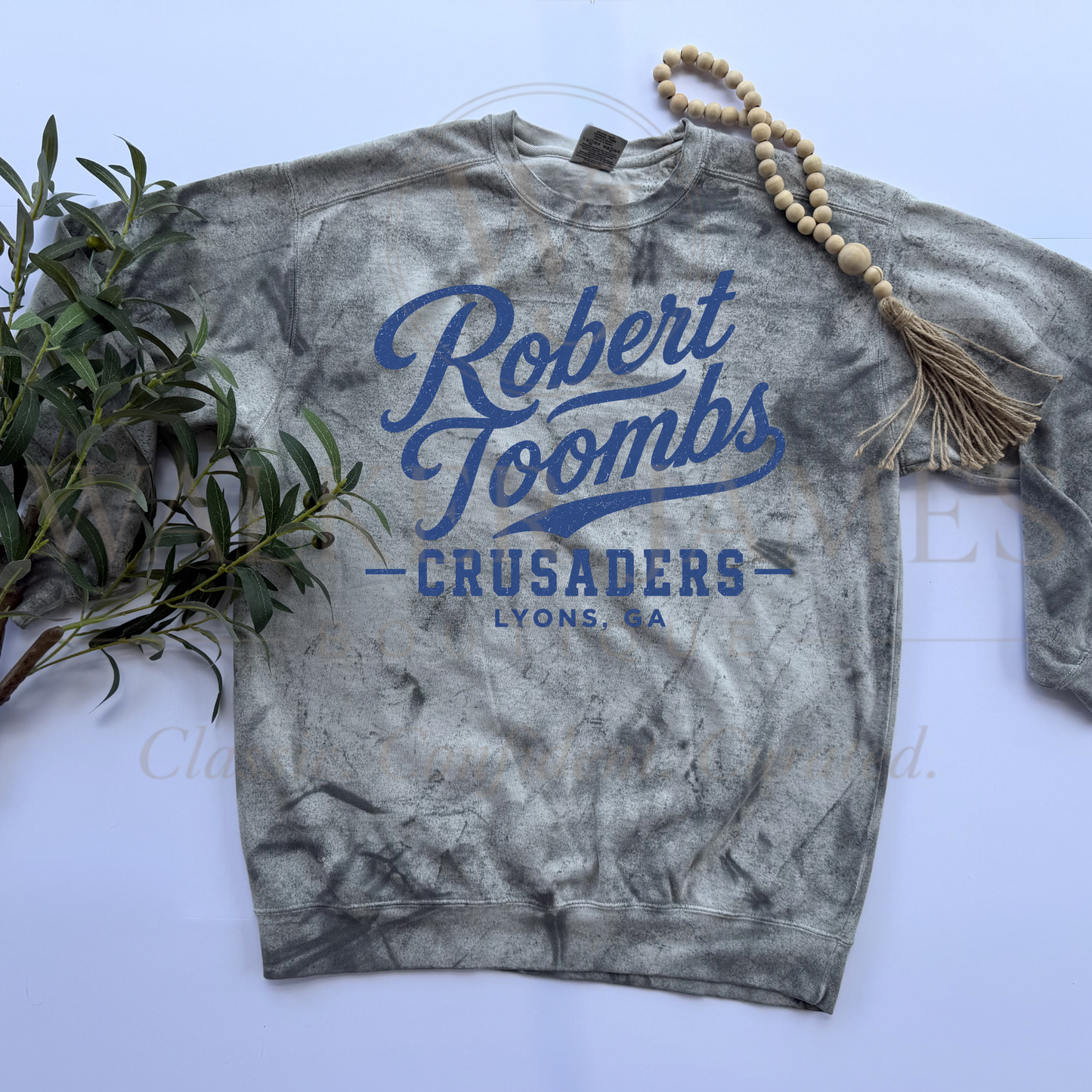 School Spirit Sweatshirt- Comfort Colors- ALL SCHOOLS + CUSTOM