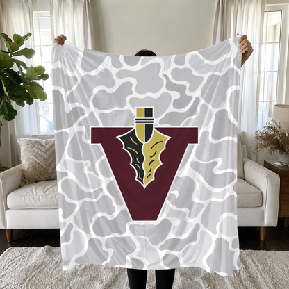 Camo Spirit Blankets- ANY SCHOOL