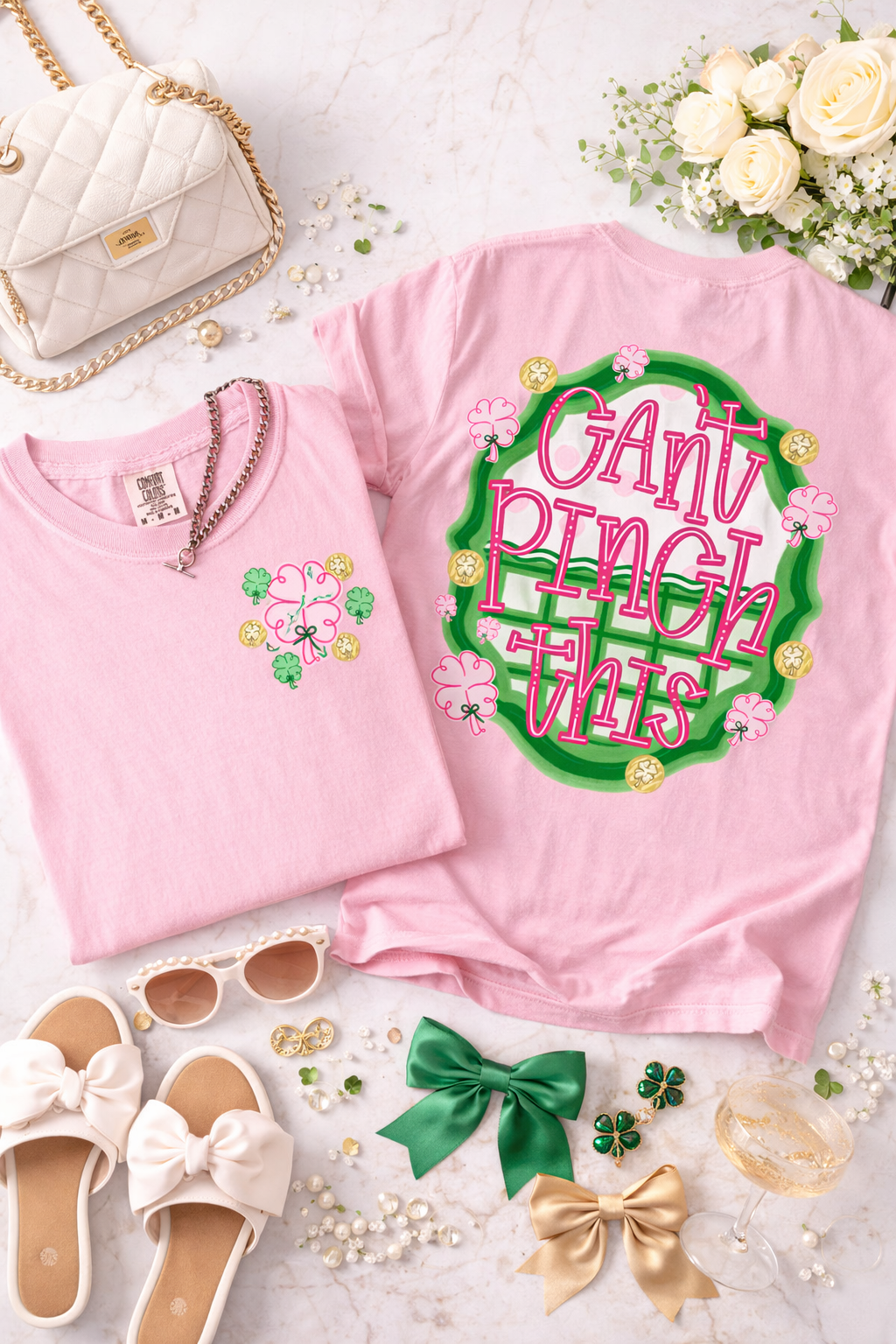 Ain’t Pinchin’ This Tee | Pink St. Patrick’s Day Shirt | Boutique Graphic Top