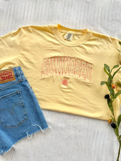 Sunkissed Embroidered Comfort Colors Tee