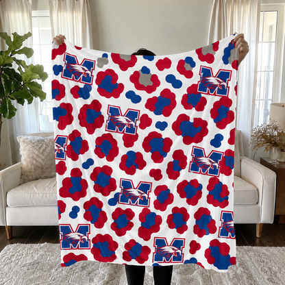 Leopard Spirit Blankets- ANY SCHOOL
