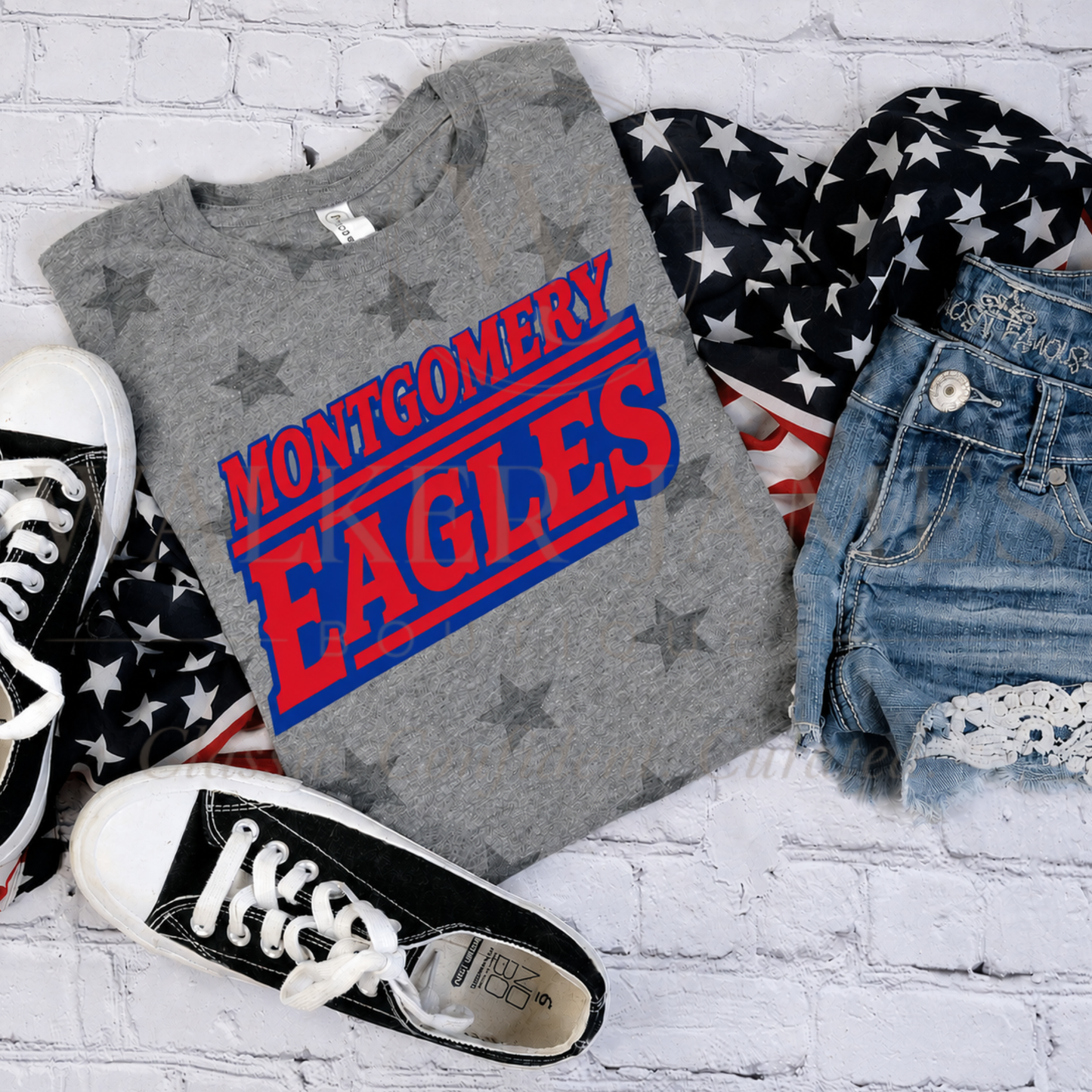 Retro Star School Spirit Tees