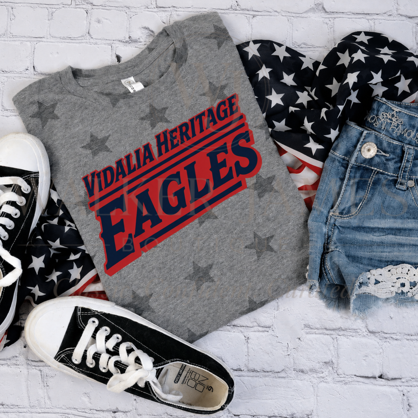 Retro Star School Spirit Tees