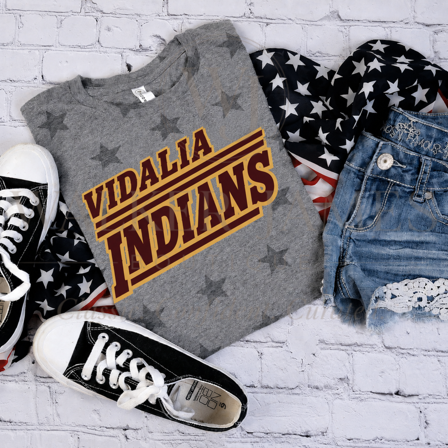 Retro Star School Spirit Tees