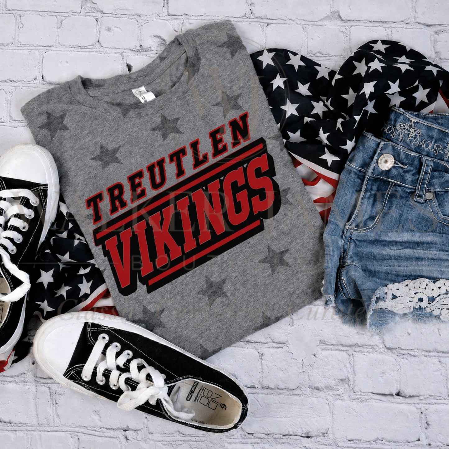 Retro Star School Spirit Tees
