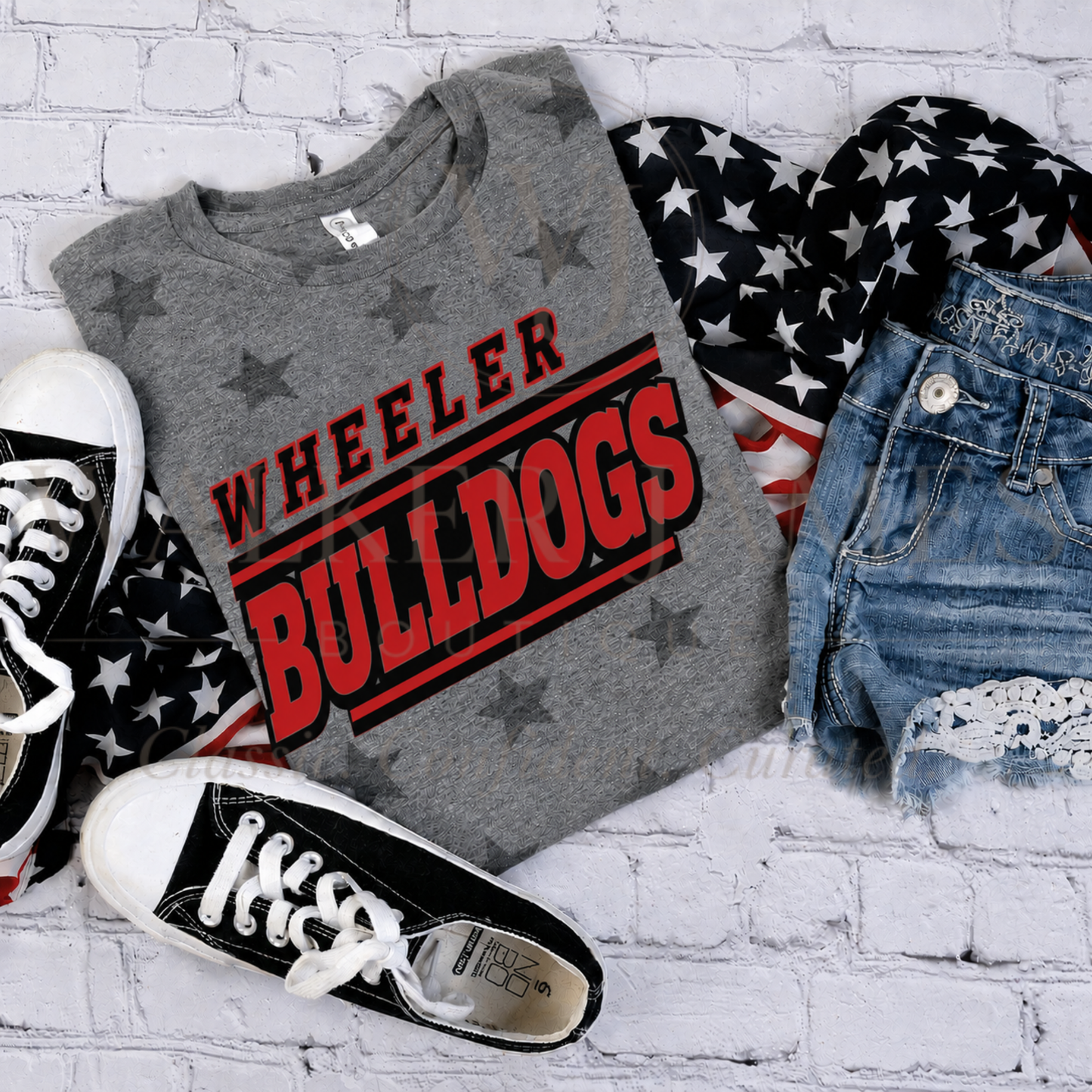 Retro Star School Spirit Tees