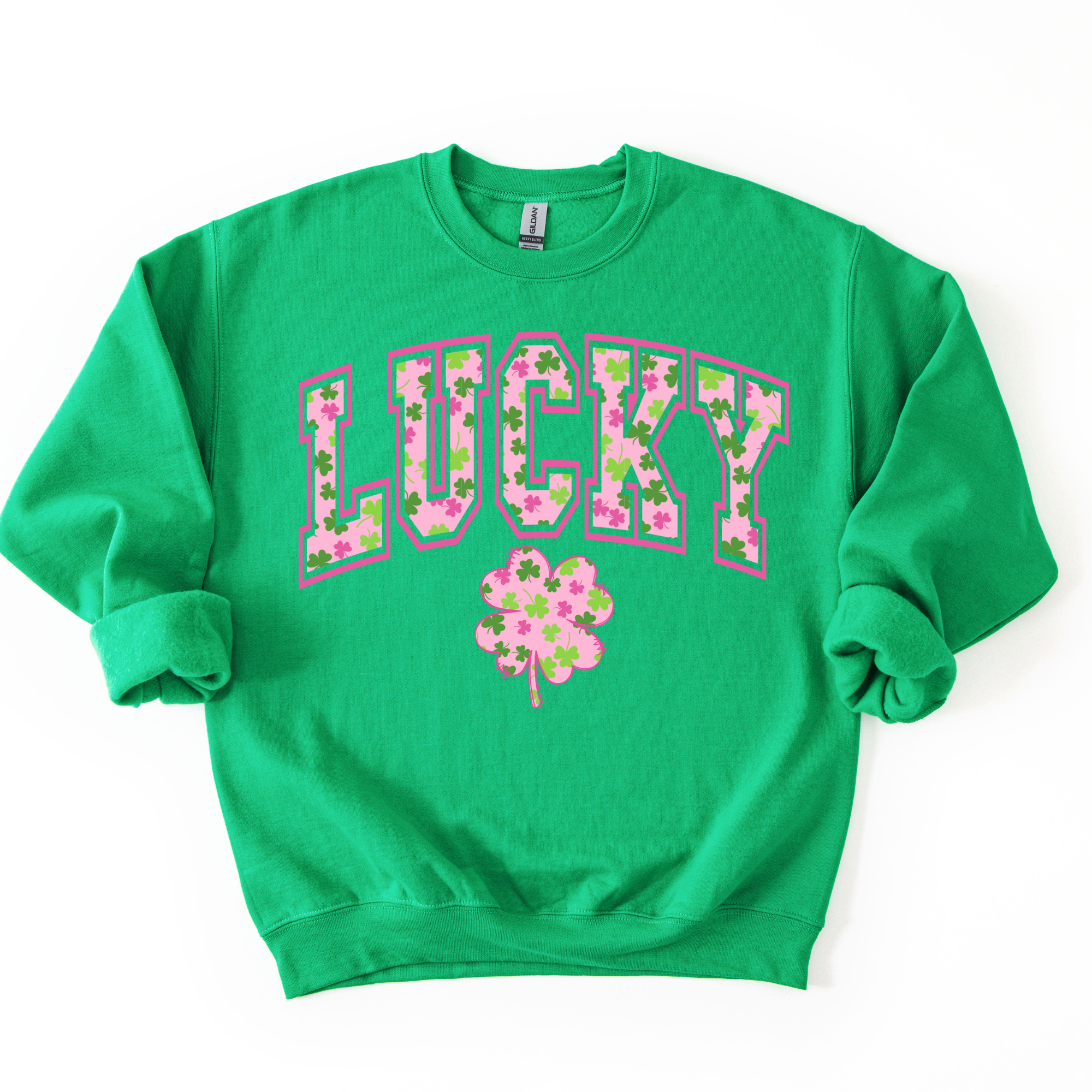Lucky Graphic Sweatshirt | St. Patrick’s Day Floral Shirt | Boutique Spring Top