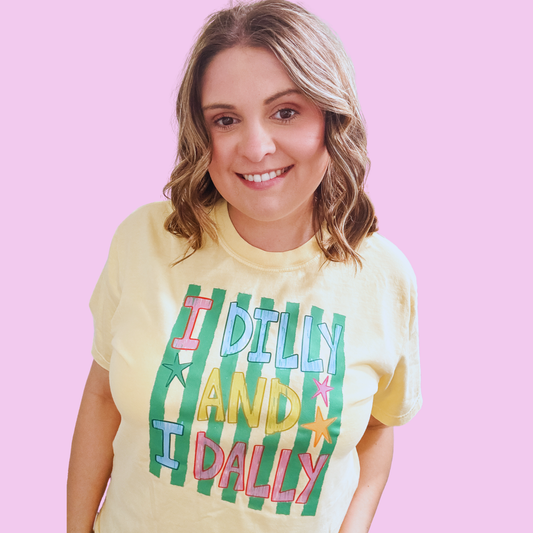 I Dilly and I Dally Graphic Tee | Christian Faith Shirt | Walker James Boutique